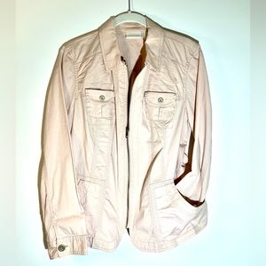 Chico’s Blush Pink Zip-up